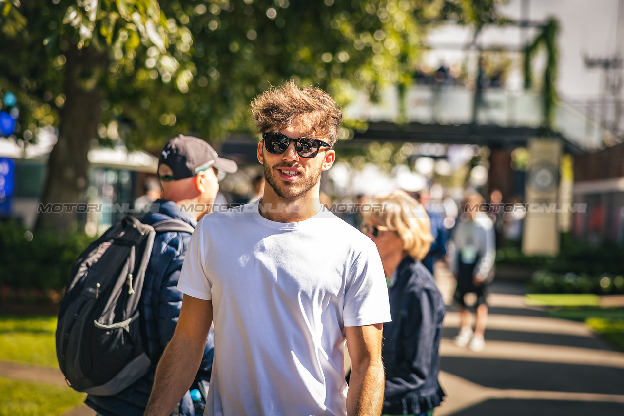 GP AUSTRALIA, Pierre Gasly (FRA) Alpine F1 Team.

30.03.2023. Formula 1 World Championship, Rd 3, Australian Grand Prix, Albert Park, Melbourne, Australia, Preparation Day.

- www.xpbimages.com, EMail: requests@xpbimages.com ¬© Copyright: Bearne / XPB Images