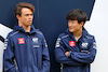 GP AUSTRALIA, (L to R): Nyck de Vries (NLD) AlphaTauri with team mate Yuki Tsunoda (JPN) AlphaTauri.
29.03.2023. Formula 1 World Championship, Rd 3, Australian Grand Prix, Albert Park, Melbourne, Australia, Preparation Day.
 - www.xpbimages.com, EMail: requests@xpbimages.com ¬© Copyright: Coates / XPB Images