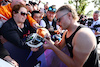 GP AUSTRALIA, Valtteri Bottas (FIN) Alfa Romeo F1 Team with fans.
30.03.2023. Formula 1 World Championship, Rd 3, Australian Grand Prix, Albert Park, Melbourne, Australia, Preparation Day.
 - www.xpbimages.com, EMail: requests@xpbimages.com ¬© Copyright: Coates / XPB Images