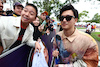 GP AUSTRALIA, Zhou Guanyu (CHN) Alfa Romeo F1 Team with fans.
30.03.2023. Formula 1 World Championship, Rd 3, Australian Grand Prix, Albert Park, Melbourne, Australia, Preparation Day.
 - www.xpbimages.com, EMail: requests@xpbimages.com ¬© Copyright: Coates / XPB Images