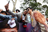 GP AUSTRALIA, Zhou Guanyu (CHN) Alfa Romeo F1 Team with fans.
30.03.2023. Formula 1 World Championship, Rd 3, Australian Grand Prix, Albert Park, Melbourne, Australia, Preparation Day.
 - www.xpbimages.com, EMail: requests@xpbimages.com ¬© Copyright: Coates / XPB Images