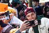 GP AUSTRALIA, Lando Norris (GBR) McLaren with fans.
30.03.2023. Formula 1 World Championship, Rd 3, Australian Grand Prix, Albert Park, Melbourne, Australia, Preparation Day.
 - www.xpbimages.com, EMail: requests@xpbimages.com ¬© Copyright: Coates / XPB Images