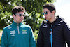 GP AUSTRALIA, Lance Stroll (CDN), Aston Martin F1 Team e Esteban Ocon (FRA), Alpine F1 Team 
30.03.2023. Formula 1 World Championship, Rd 3, Australian Grand Prix, Albert Park, Melbourne, Australia, Preparation Day.
- www.xpbimages.com, EMail: requests@xpbimages.com ¬© Copyright: Charniaux / XPB Images