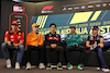 GP AUSTRALIA, (L to R): Charles Leclerc (MON) Ferrari; Oscar Piastri (AUS) McLaren; Zhou Guanyu (CHN) Alfa Romeo F1 Team; Fernando Alonso (ESP) Aston Martin F1 Team; e Max Verstappen (NLD) Red Bull Racing, in the FIA Press Conference.
30.03.2023. Formula 1 World Championship, Rd 3, Australian Grand Prix, Albert Park, Melbourne, Australia, Preparation Day.
- www.xpbimages.com, EMail: requests@xpbimages.com ¬© Copyright: Moy / XPB Images