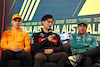 GP AUSTRALIA, (L to R): Oscar Piastri (AUS) McLaren; Zhou Guanyu (CHN) Alfa Romeo F1 Team; e Fernando Alonso (ESP) Aston Martin F1 Team, in the FIA Press Conference.
30.03.2023. Formula 1 World Championship, Rd 3, Australian Grand Prix, Albert Park, Melbourne, Australia, Preparation Day.
- www.xpbimages.com, EMail: requests@xpbimages.com ¬© Copyright: Moy / XPB Images