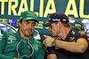 GP AUSTRALIA, (L to R): Fernando Alonso (ESP) Aston Martin F1 Team e Max Verstappen (NLD) Red Bull Racing, in the FIA Press Conference.
30.03.2023. Formula 1 World Championship, Rd 3, Australian Grand Prix, Albert Park, Melbourne, Australia, Preparation Day.
- www.xpbimages.com, EMail: requests@xpbimages.com ¬© Copyright: Moy / XPB Images