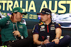 GP AUSTRALIA, (L to R): Fernando Alonso (ESP) Aston Martin F1 Team e Max Verstappen (NLD) Red Bull Racing in the FIA Press Conference.
30.03.2023. Formula 1 World Championship, Rd 3, Australian Grand Prix, Albert Park, Melbourne, Australia, Preparation Day.
- www.xpbimages.com, EMail: requests@xpbimages.com ¬© Copyright: Moy / XPB Images