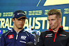 GP AUSTRALIA, (L to R): Nyck de Vries (NLD) AlphaTauri e Nico Hulkenberg (GER) Haas F1 Team in the FIA Press Conference.
30.03.2023. Formula 1 World Championship, Rd 3, Australian Grand Prix, Albert Park, Melbourne, Australia, Preparation Day.
- www.xpbimages.com, EMail: requests@xpbimages.com ¬© Copyright: Moy / XPB Images