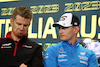 GP AUSTRALIA, (L to R): Nico Hulkenberg (GER) Haas F1 Team e Logan Sargeant (USA) Williams Racing in the FIA Press Conference.
30.03.2023. Formula 1 World Championship, Rd 3, Australian Grand Prix, Albert Park, Melbourne, Australia, Preparation Day.
- www.xpbimages.com, EMail: requests@xpbimages.com ¬© Copyright: Moy / XPB Images