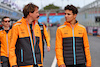 GP AUSTRALIA, Lando Norris (GBR) McLaren walks the circuit with the team.
29.03.2023. Formula 1 World Championship, Rd 3, Australian Grand Prix, Albert Park, Melbourne, Australia, Preparation Day.
- www.xpbimages.com, EMail: requests@xpbimages.com ¬© Copyright: Batchelor / XPB Images