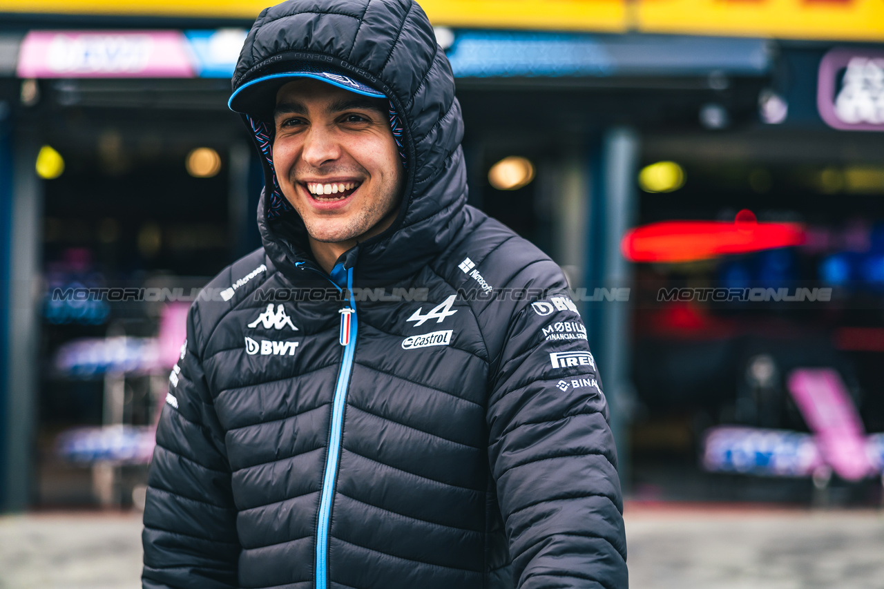 GP AUSTRALIA, Esteban Ocon (FRA) Alpine F1 Team.

29.03.2023. Formula 1 World Championship, Rd 3, Australian Grand Prix, Albert Park, Melbourne, Australia, Preparation Day.

- www.xpbimages.com, EMail: requests@xpbimages.com ¬© Copyright: Bearne / XPB Images