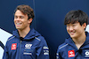 GP AUSTRALIA, (L to R): Nyck de Vries (NLD) AlphaTauri with team mate Yuki Tsunoda (JPN) AlphaTauri.
29.03.2023. Formula 1 World Championship, Rd 3, Australian Grand Prix, Albert Park, Melbourne, Australia, Preparation Day.
 - www.xpbimages.com, EMail: requests@xpbimages.com ¬© Copyright: Coates / XPB Images