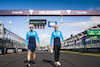GP AUSTRALIA, Logan Sargeant (USA) Williams Racing (Right) walks the circuit with Ben Jacobs (AUS) Williams Racing Personal Trainer.
29.03.2023. Formula 1 World Championship, Rd 3, Australian Grand Prix, Albert Park, Melbourne, Australia, Preparation Day.
- www.xpbimages.com, EMail: requests@xpbimages.com ¬© Copyright: Bearne / XPB Images