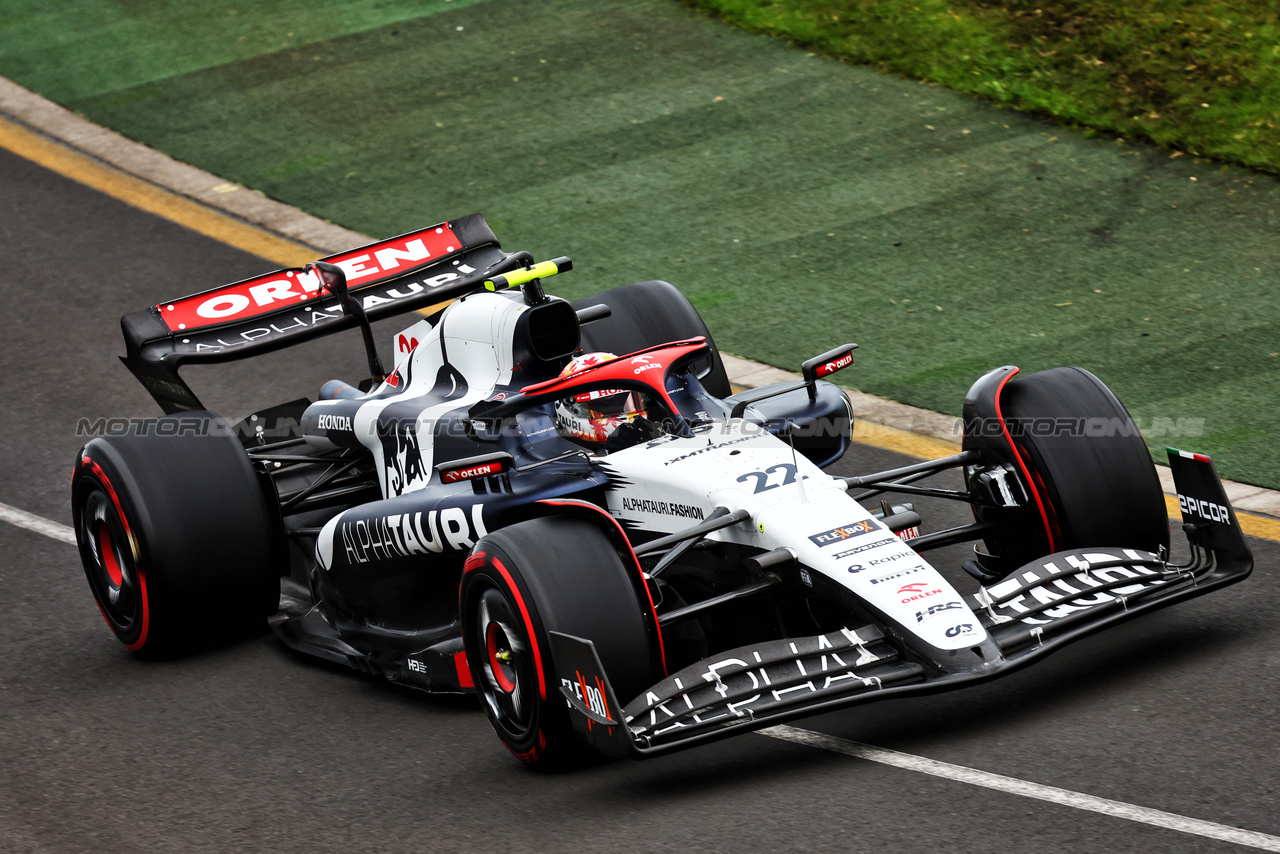 GP AUSTRALIA, Yuki Tsunoda (JPN) AlphaTauri AT04.

01.04.2023. Formula 1 World Championship, Rd 3, Australian Grand Prix, Albert Park, Melbourne, Australia, Qualifiche Day.

- www.xpbimages.com, EMail: requests@xpbimages.com ¬© Copyright: Batchelor / XPB Images
