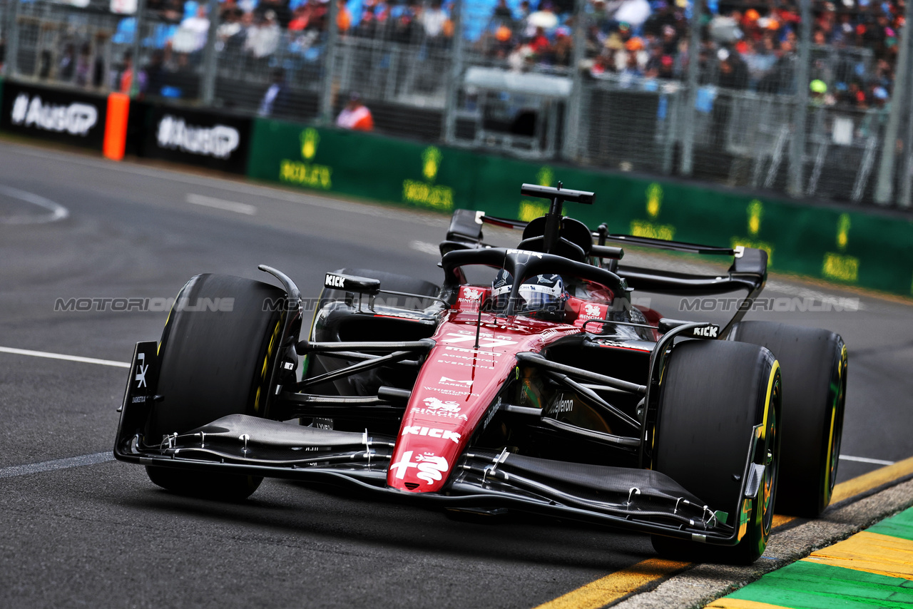 GP AUSTRALIA, Valtteri Bottas (FIN) Alfa Romeo F1 Team C43.

01.04.2023. Formula 1 World Championship, Rd 3, Australian Grand Prix, Albert Park, Melbourne, Australia, Qualifiche Day.

- www.xpbimages.com, EMail: requests@xpbimages.com ¬© Copyright: Moy / XPB Images