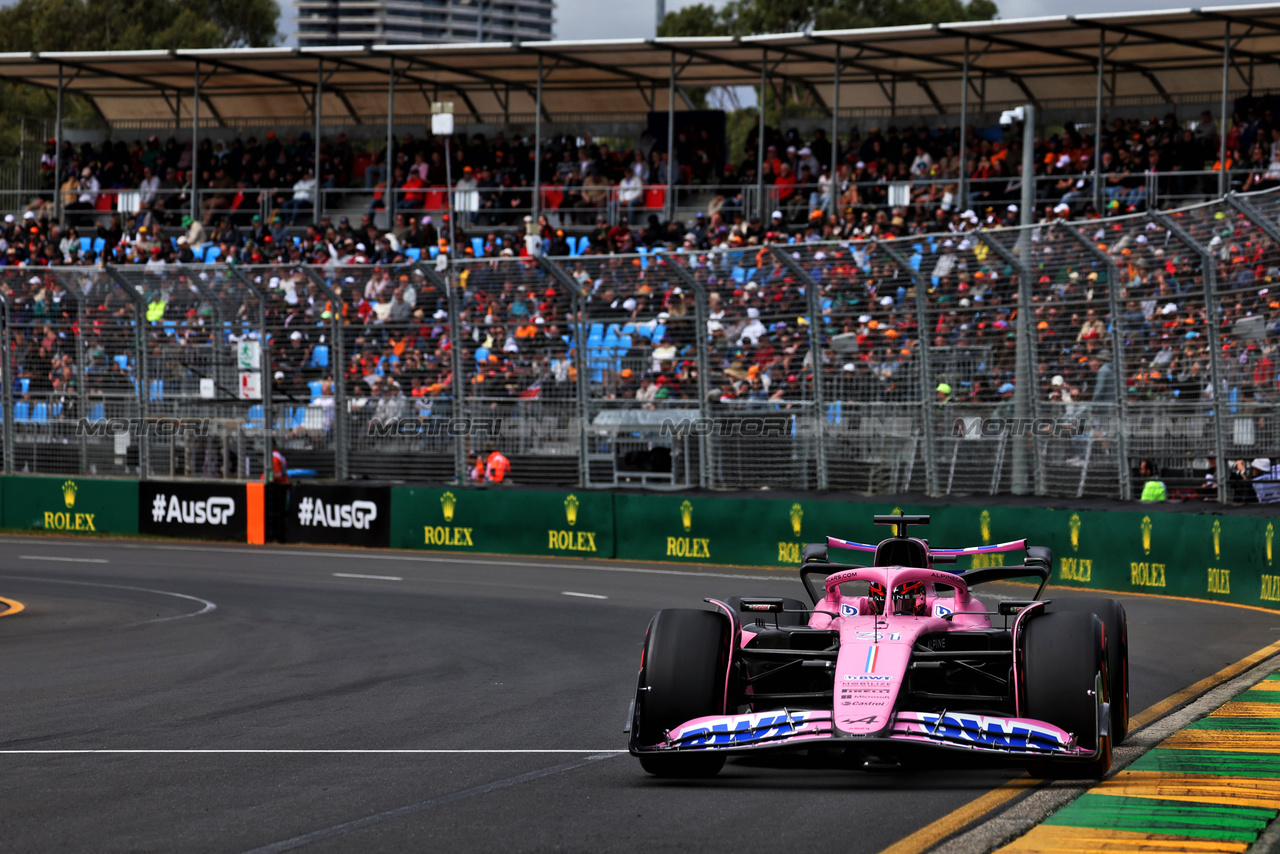 GP AUSTRALIA, Esteban Ocon (FRA) Alpine F1 Team A523.

01.04.2023. Formula 1 World Championship, Rd 3, Australian Grand Prix, Albert Park, Melbourne, Australia, Qualifiche Day.

- www.xpbimages.com, EMail: requests@xpbimages.com ¬© Copyright: Moy / XPB Images