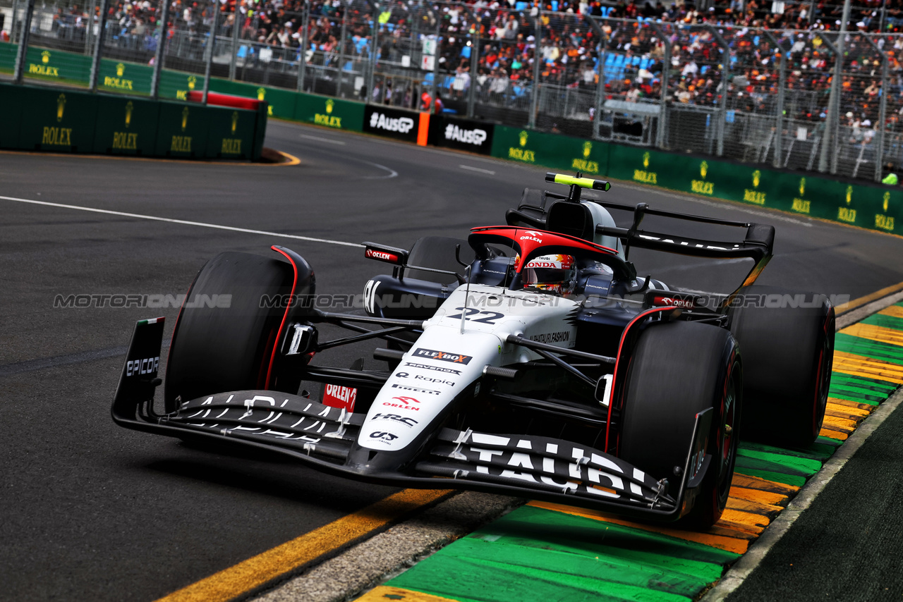 GP AUSTRALIA, Yuki Tsunoda (JPN) AlphaTauri AT04.

01.04.2023. Formula 1 World Championship, Rd 3, Australian Grand Prix, Albert Park, Melbourne, Australia, Qualifiche Day.

- www.xpbimages.com, EMail: requests@xpbimages.com ¬© Copyright: Moy / XPB Images