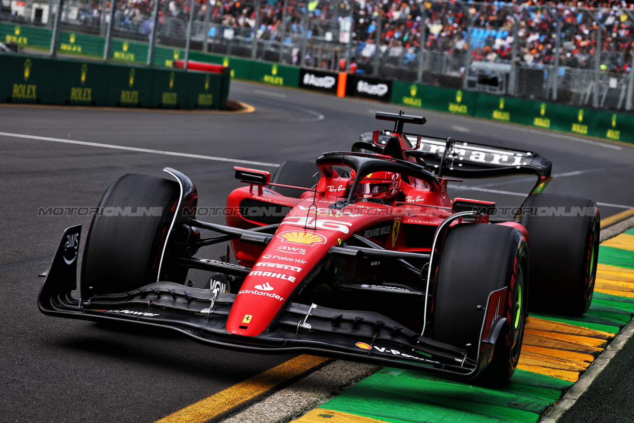 GP AUSTRALIA, Charles Leclerc (MON) Ferrari SF-23.

01.04.2023. Formula 1 World Championship, Rd 3, Australian Grand Prix, Albert Park, Melbourne, Australia, Qualifiche Day.

- www.xpbimages.com, EMail: requests@xpbimages.com ¬© Copyright: Moy / XPB Images