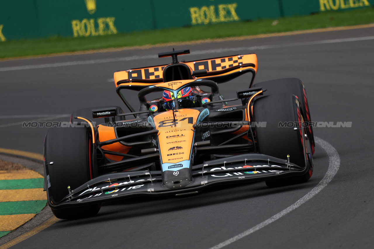 GP AUSTRALIA, Oscar Piastri (AUS) McLaren MCL60.

01.04.2023. Formula 1 World Championship, Rd 3, Australian Grand Prix, Albert Park, Melbourne, Australia, Qualifiche Day.

- www.xpbimages.com, EMail: requests@xpbimages.com ¬© Copyright: Moy / XPB Images