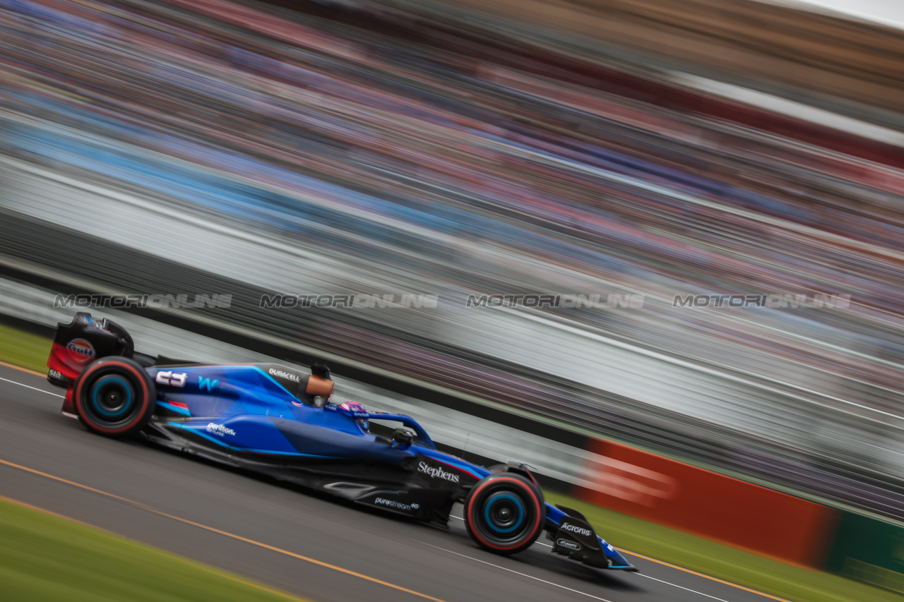GP AUSTRALIA, Alexander Albon (THA) Williams Racing FW45.

01.04.2023. Formula 1 World Championship, Rd 3, Australian Grand Prix, Albert Park, Melbourne, Australia, Qualifiche Day.

- www.xpbimages.com, EMail: requests@xpbimages.com ¬© Copyright: Bearne / XPB Images
