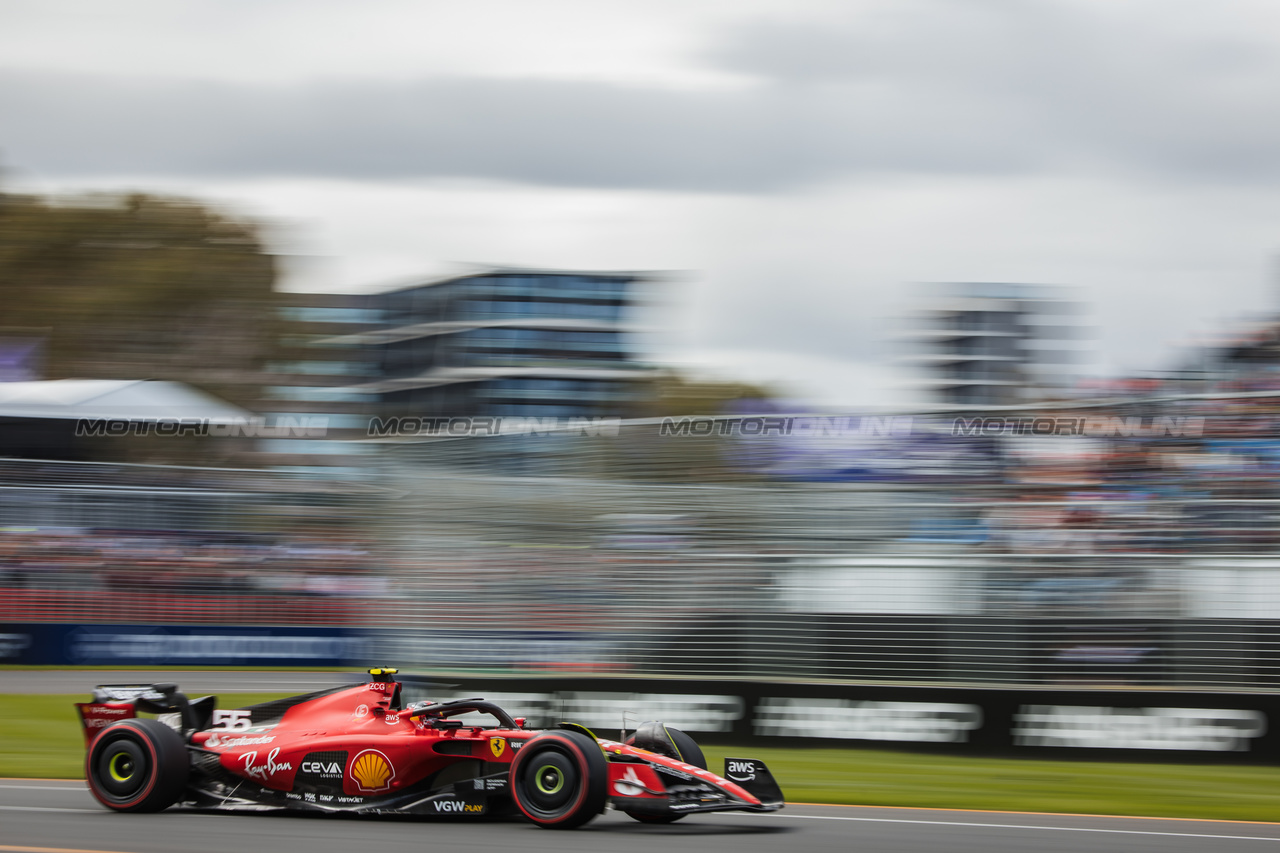 GP AUSTRALIA, Carlos Sainz Jr (ESP) Ferrari SF-23.

01.04.2023. Formula 1 World Championship, Rd 3, Australian Grand Prix, Albert Park, Melbourne, Australia, Qualifiche Day.

- www.xpbimages.com, EMail: requests@xpbimages.com ¬© Copyright: Bearne / XPB Images