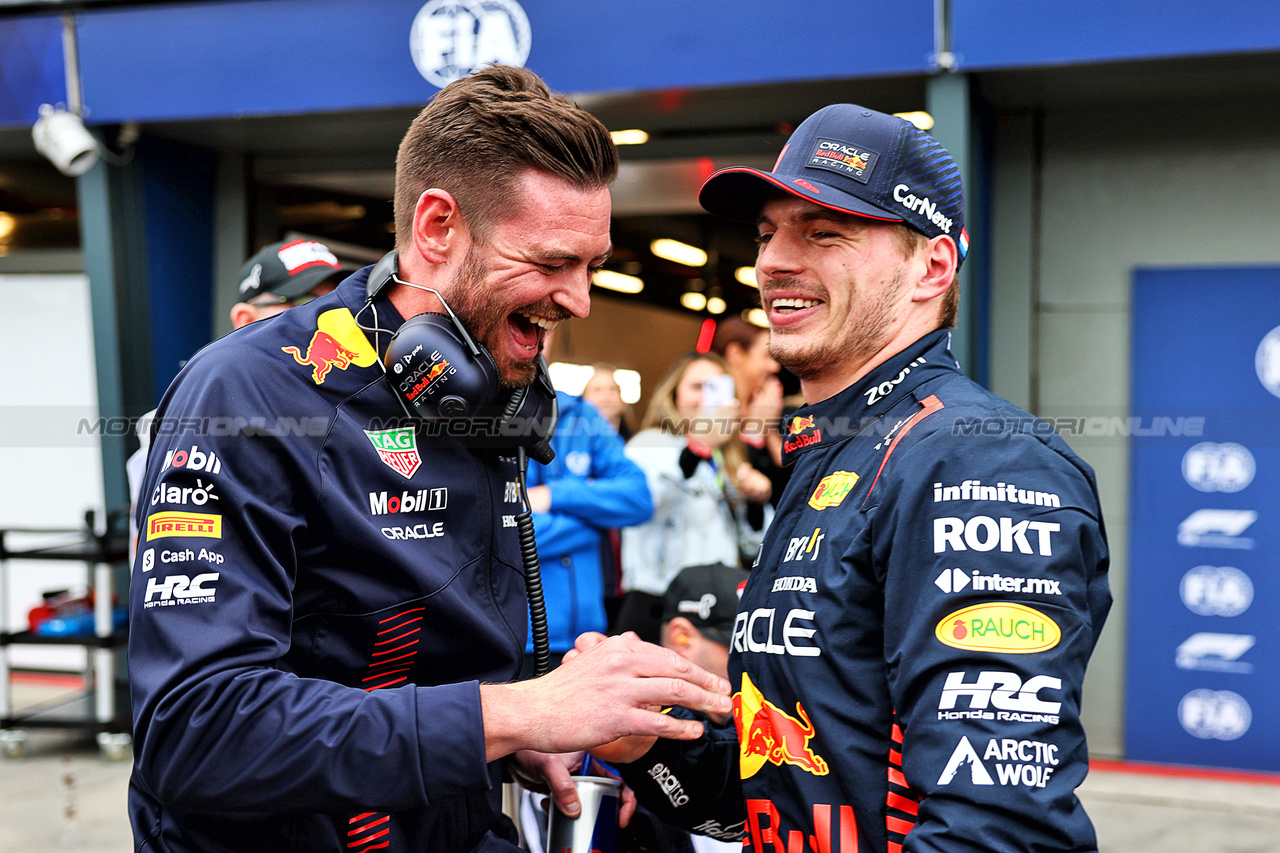 GP AUSTRALIA, Max Verstappen (NLD) Red Bull Racing in qualifying parc ferme.

01.04.2023. Formula 1 World Championship, Rd 3, Australian Grand Prix, Albert Park, Melbourne, Australia, Qualifiche Day.

- www.xpbimages.com, EMail: requests@xpbimages.com ¬© Copyright: Batchelor / XPB Images