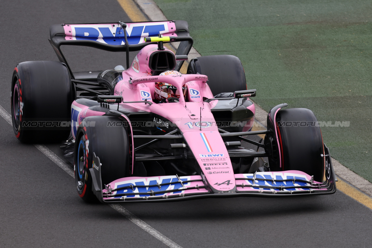 GP AUSTRALIA, Pierre Gasly (FRA) Alpine F1 Team A523.

01.04.2023. Formula 1 World Championship, Rd 3, Australian Grand Prix, Albert Park, Melbourne, Australia, Qualifiche Day.

- www.xpbimages.com, EMail: requests@xpbimages.com ¬© Copyright: Batchelor / XPB Images