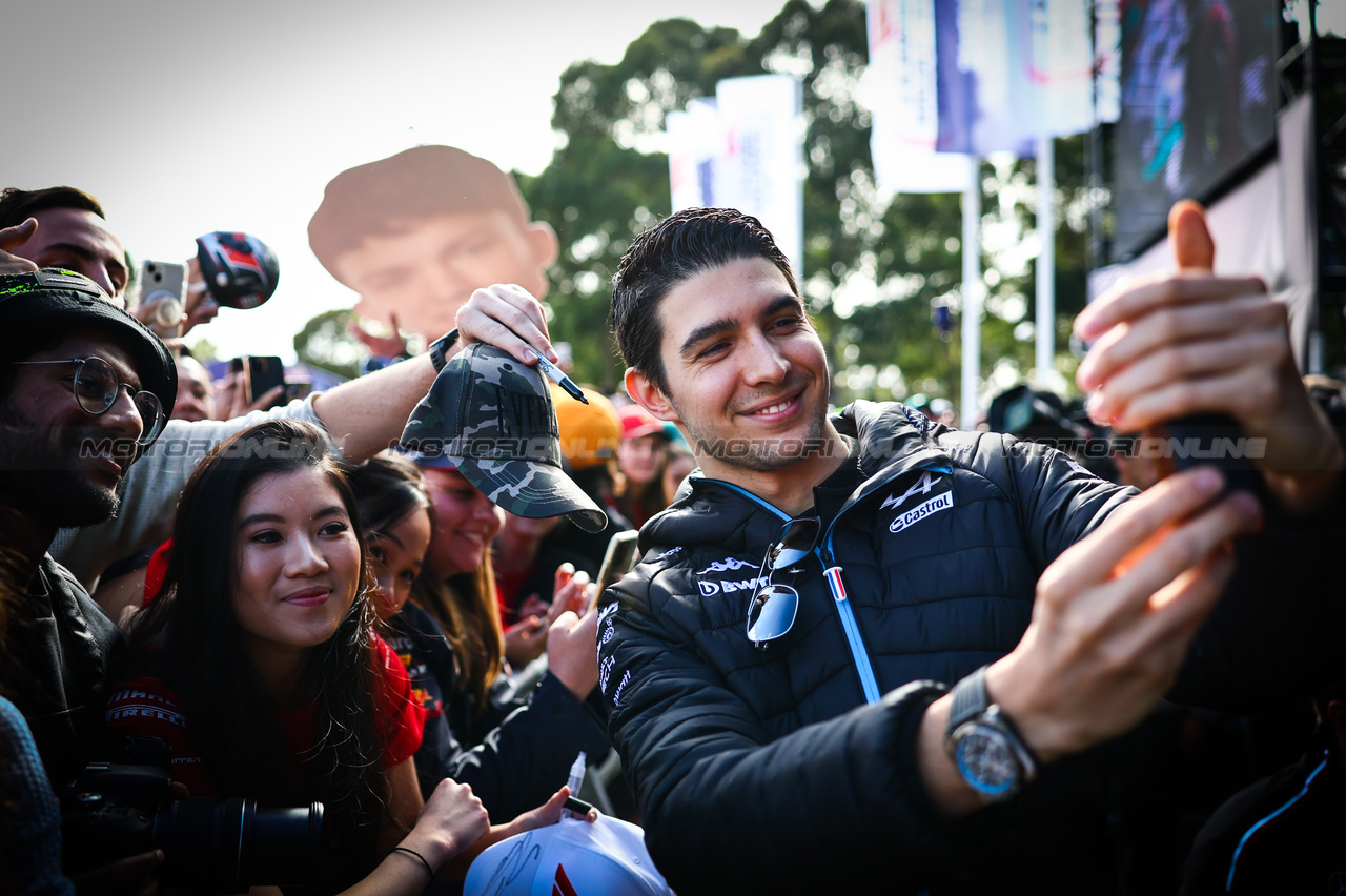 GP AUSTRALIA, Esteban Ocon (FRA), Alpine F1 Team 
01.04.2023. Formula 1 World Championship, Rd 3, Australian Grand Prix, Albert Park, Melbourne, Australia, Qualifiche Day.
- www.xpbimages.com, EMail: requests@xpbimages.com ¬© Copyright: Charniaux / XPB Images