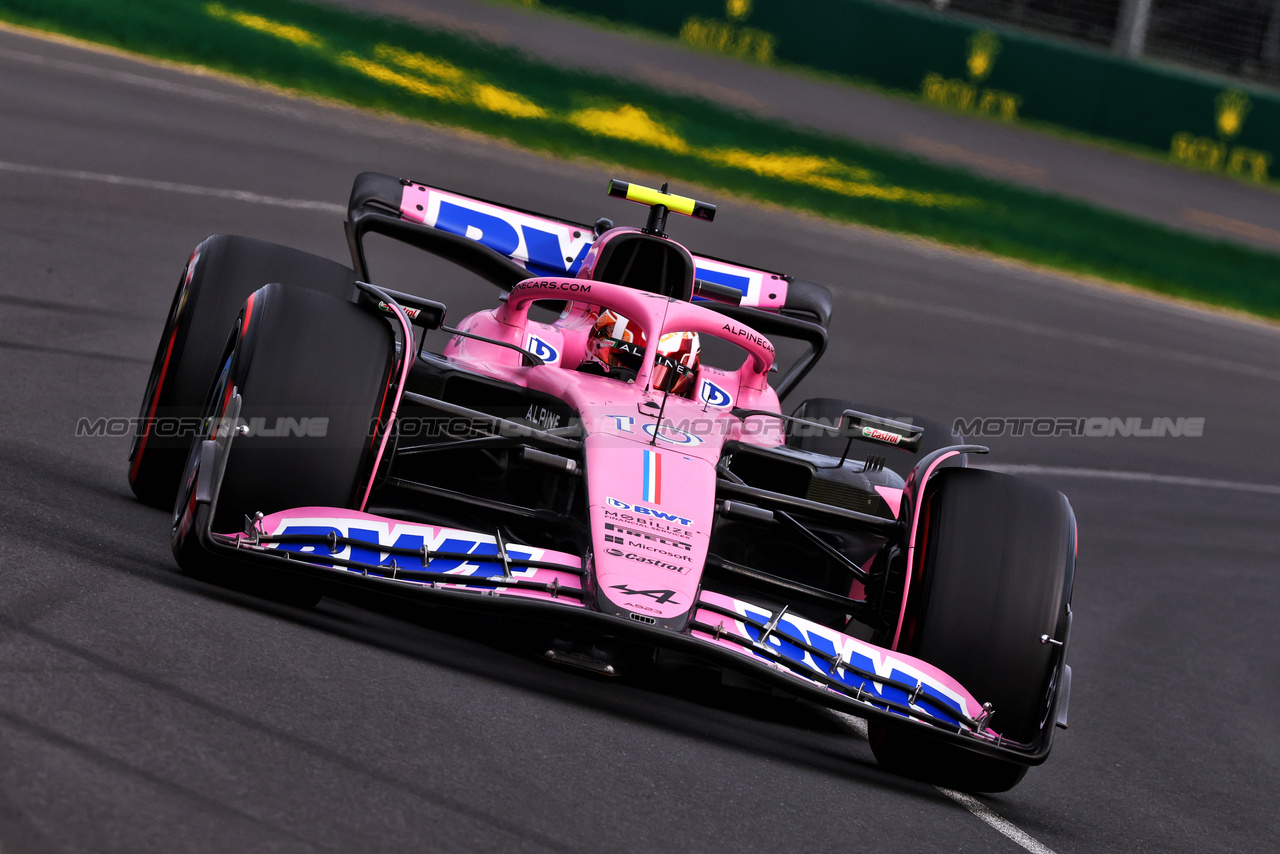 GP AUSTRALIA, Pierre Gasly (FRA) Alpine F1 Team A523.

01.04.2023. Formula 1 World Championship, Rd 3, Australian Grand Prix, Albert Park, Melbourne, Australia, Qualifiche Day.

 - www.xpbimages.com, EMail: requests@xpbimages.com ¬© Copyright: Coates / XPB Images