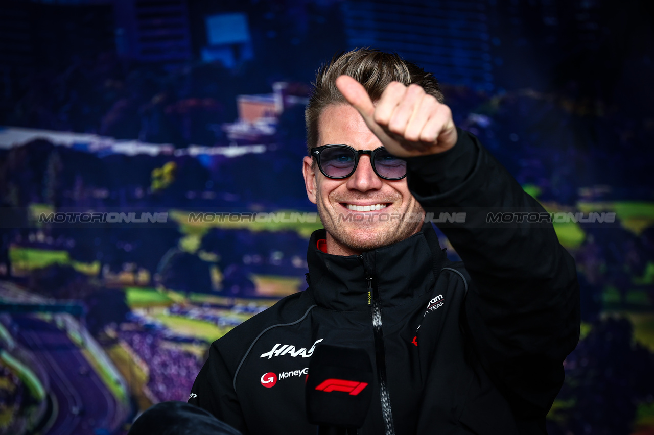 GP AUSTRALIA, Nico Hulkenberg (GER), Haas F1 Team 
01.04.2023. Formula 1 World Championship, Rd 3, Australian Grand Prix, Albert Park, Melbourne, Australia, Qualifiche Day.
- www.xpbimages.com, EMail: requests@xpbimages.com ¬© Copyright: Charniaux / XPB Images