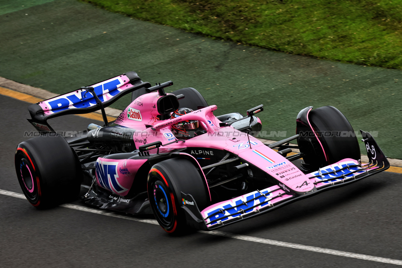 GP AUSTRALIA, Esteban Ocon (FRA) Alpine F1 Team A523.

01.04.2023. Formula 1 World Championship, Rd 3, Australian Grand Prix, Albert Park, Melbourne, Australia, Qualifiche Day.

 - www.xpbimages.com, EMail: requests@xpbimages.com ¬© Copyright: Coates / XPB Images