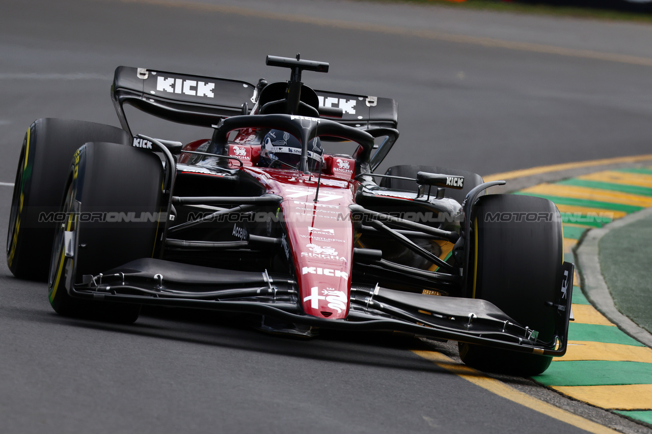 GP AUSTRALIA, Valtteri Bottas (FIN) Alfa Romeo F1 Team C43.

01.04.2023. Formula 1 World Championship, Rd 3, Australian Grand Prix, Albert Park, Melbourne, Australia, Qualifiche Day.

 - www.xpbimages.com, EMail: requests@xpbimages.com ¬© Copyright: Coates / XPB Images