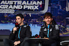 GP AUSTRALIA, (L to R): Esteban Ocon (FRA) Alpine F1 Team e team mate Pierre Gasly (FRA) Alpine F1 Team on the FanZone Stage.
01.04.2023. Formula 1 World Championship, Rd 3, Australian Grand Prix, Albert Park, Melbourne, Australia, Qualifiche Day.
 - www.xpbimages.com, EMail: requests@xpbimages.com ¬© Copyright: Coates / XPB Images