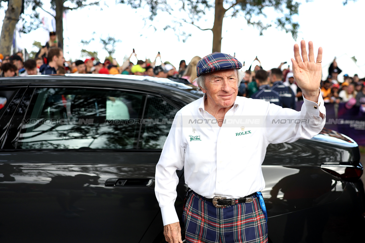 GP AUSTRALIA, Jackie Stewart (GBR).

31.03.2023. Formula 1 World Championship, Rd 3, Australian Grand Prix, Albert Park, Melbourne, Australia, Practice Day.

- www.xpbimages.com, EMail: requests@xpbimages.com ¬© Copyright: Bearne / XPB Images