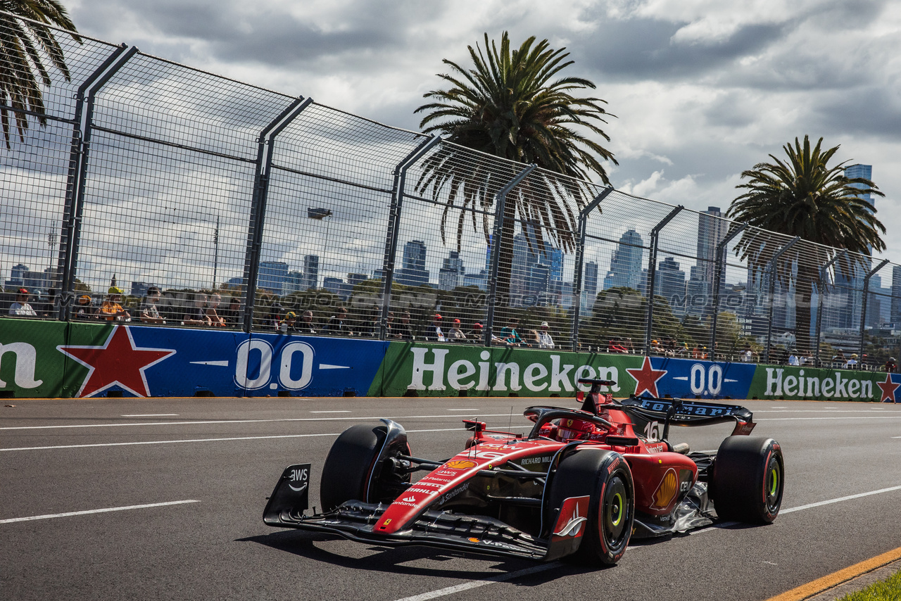 GP AUSTRALIA, Charles Leclerc (MON) Ferrari SF-23.

31.03.2023. Formula 1 World Championship, Rd 3, Australian Grand Prix, Albert Park, Melbourne, Australia, Practice Day.

- www.xpbimages.com, EMail: requests@xpbimages.com ¬© Copyright: Bearne / XPB Images