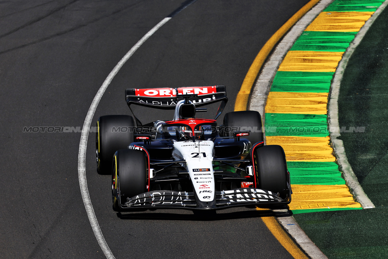 GP AUSTRALIA, Nyck de Vries (NLD) AlphaTauri AT04.

31.03.2023. Formula 1 World Championship, Rd 3, Australian Grand Prix, Albert Park, Melbourne, Australia, Practice Day.

- www.xpbimages.com, EMail: requests@xpbimages.com ¬© Copyright: Moy / XPB Images