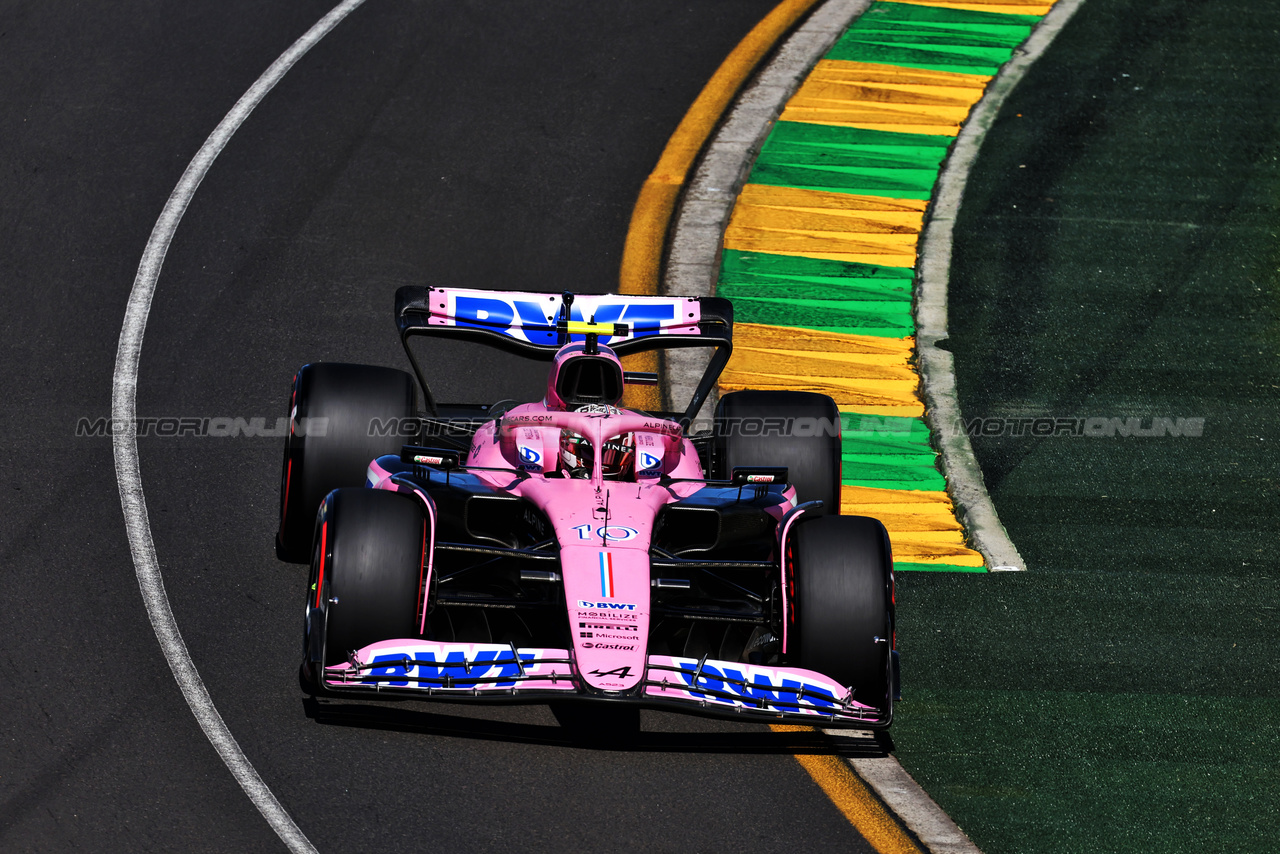 GP AUSTRALIA, Pierre Gasly (FRA) Alpine F1 Team A523.

31.03.2023. Formula 1 World Championship, Rd 3, Australian Grand Prix, Albert Park, Melbourne, Australia, Practice Day.

- www.xpbimages.com, EMail: requests@xpbimages.com ¬© Copyright: Moy / XPB Images