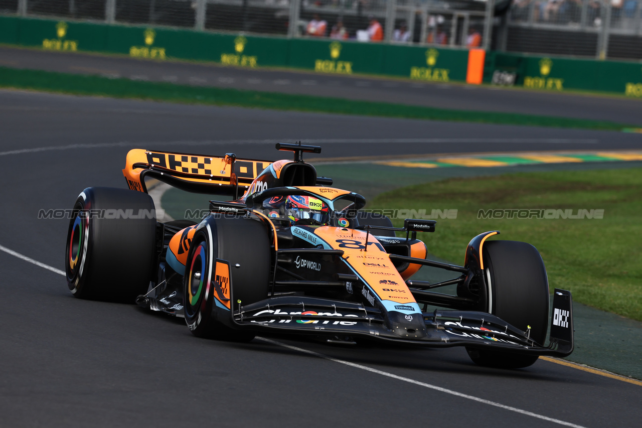 GP AUSTRALIA, Lando Norris (GBR) McLaren MCL60.

31.03.2023. Formula 1 World Championship, Rd 3, Australian Grand Prix, Albert Park, Melbourne, Australia, Practice Day.

- www.xpbimages.com, EMail: requests@xpbimages.com ¬© Copyright: Moy / XPB Images