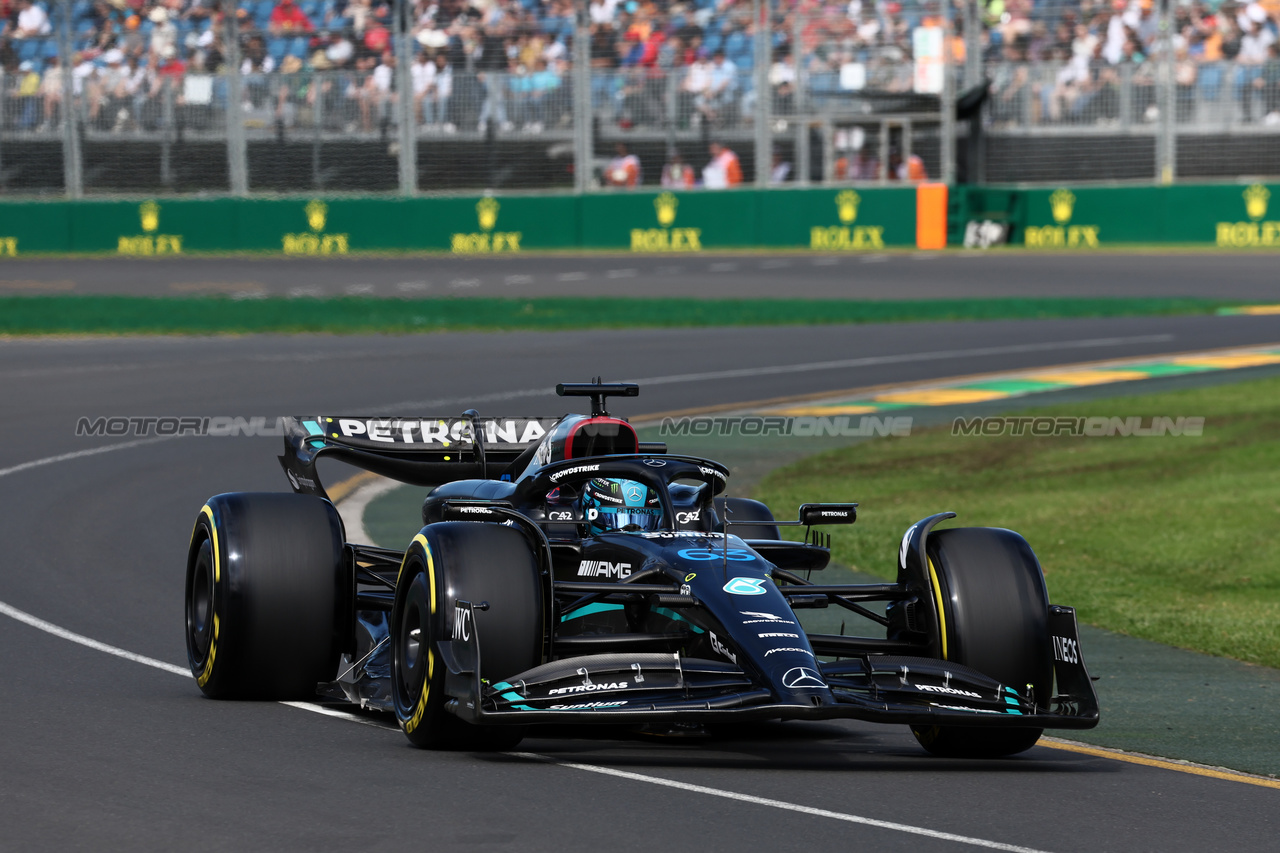 GP AUSTRALIA, George Russell (GBR) Mercedes AMG F1 W14.

31.03.2023. Formula 1 World Championship, Rd 3, Australian Grand Prix, Albert Park, Melbourne, Australia, Practice Day.

- www.xpbimages.com, EMail: requests@xpbimages.com ¬© Copyright: Moy / XPB Images