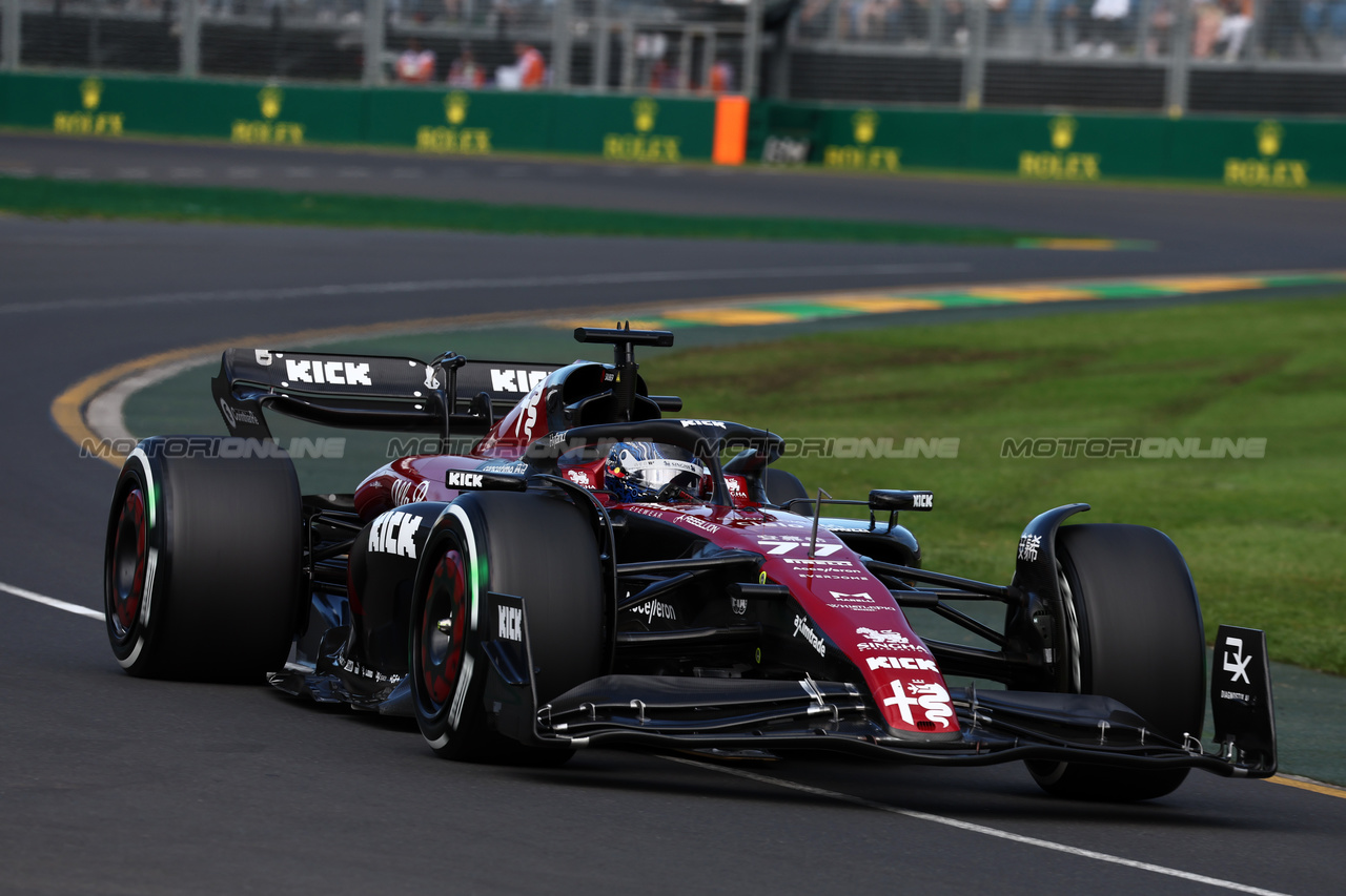 GP AUSTRALIA, Valtteri Bottas (FIN) Alfa Romeo F1 Team C43.

31.03.2023. Formula 1 World Championship, Rd 3, Australian Grand Prix, Albert Park, Melbourne, Australia, Practice Day.

- www.xpbimages.com, EMail: requests@xpbimages.com ¬© Copyright: Moy / XPB Images