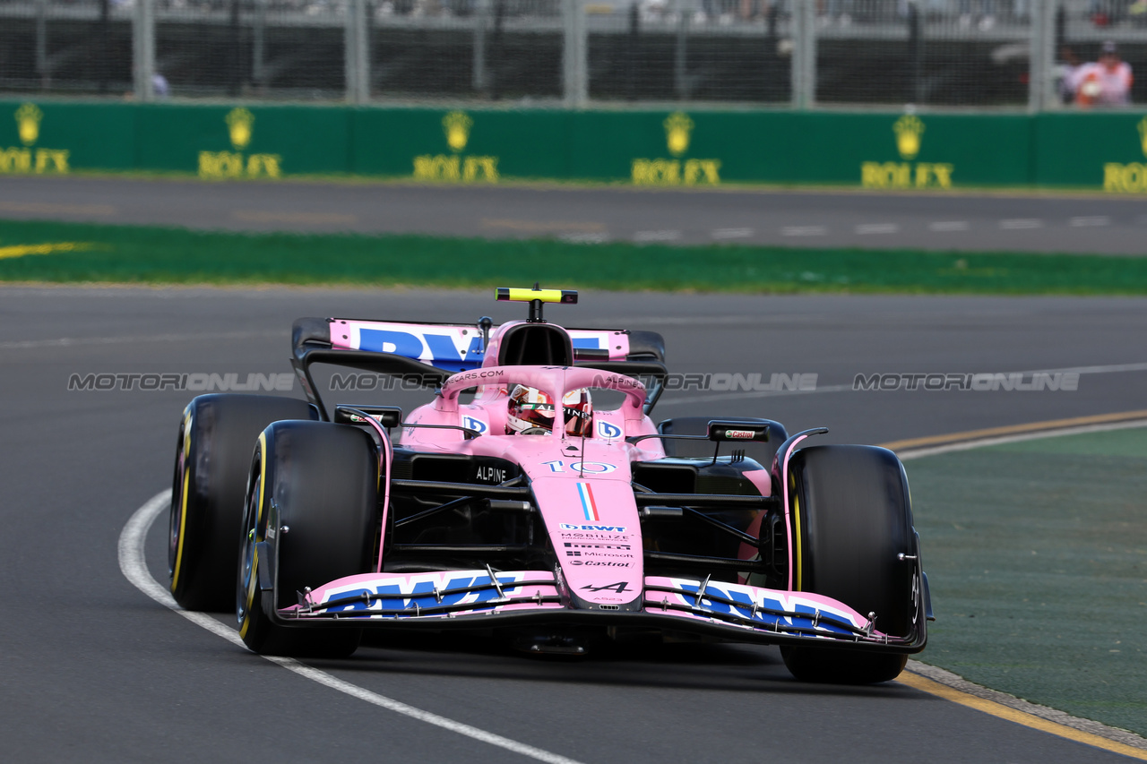 GP AUSTRALIA, Pierre Gasly (FRA) Alpine F1 Team A523.

31.03.2023. Formula 1 World Championship, Rd 3, Australian Grand Prix, Albert Park, Melbourne, Australia, Practice Day.

- www.xpbimages.com, EMail: requests@xpbimages.com ¬© Copyright: Moy / XPB Images