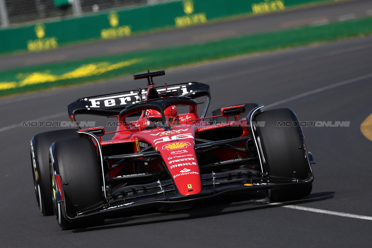 GP AUSTRALIA, Charles Leclerc (MON) Ferrari SF-23.

31.03.2023. Formula 1 World Championship, Rd 3, Australian Grand Prix, Albert Park, Melbourne, Australia, Practice Day.

- www.xpbimages.com, EMail: requests@xpbimages.com ¬© Copyright: Moy / XPB Images