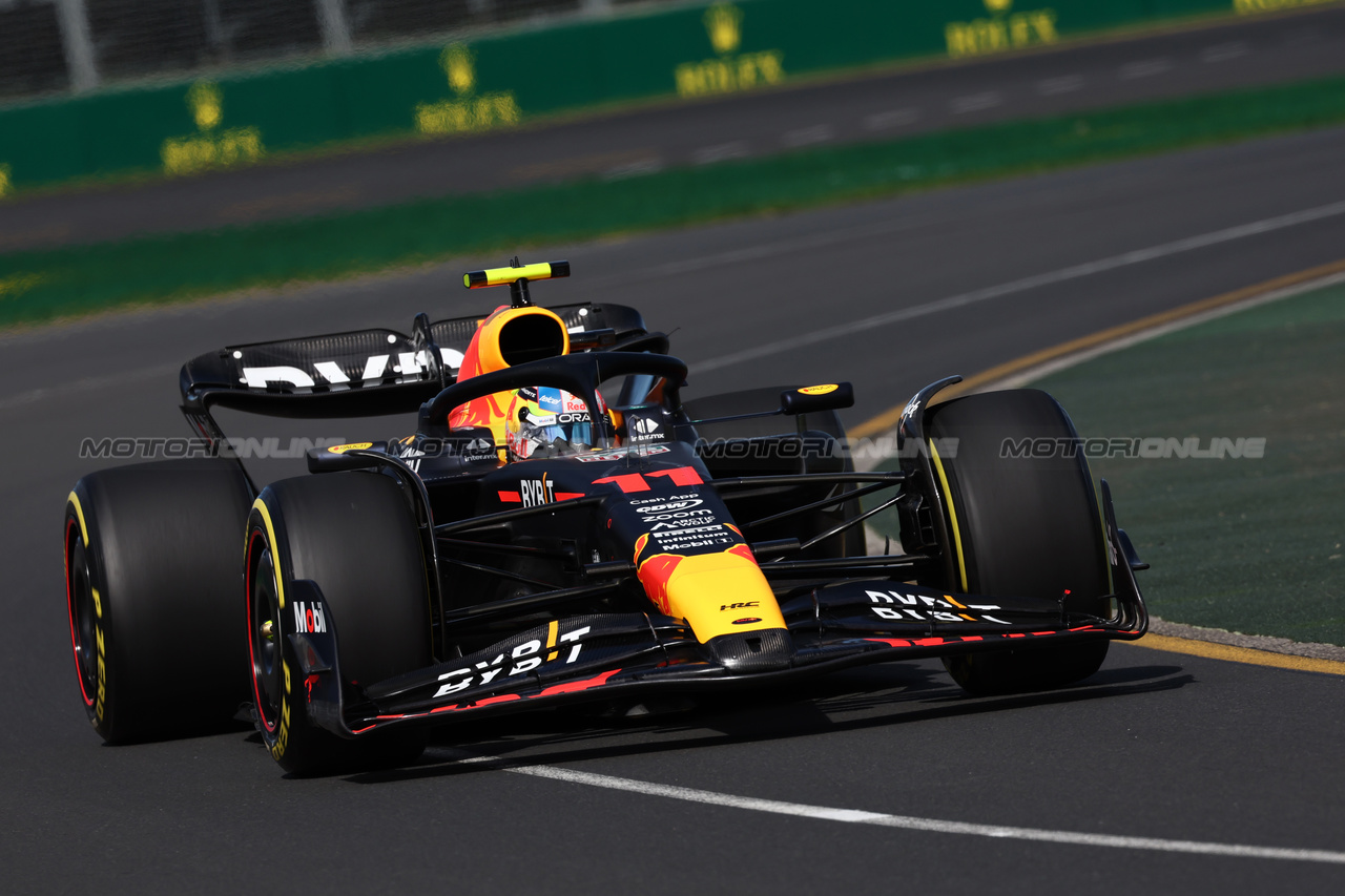 GP AUSTRALIA, Sergio Perez (MEX) Red Bull Racing RB19.

31.03.2023. Formula 1 World Championship, Rd 3, Australian Grand Prix, Albert Park, Melbourne, Australia, Practice Day.

- www.xpbimages.com, EMail: requests@xpbimages.com ¬© Copyright: Moy / XPB Images
