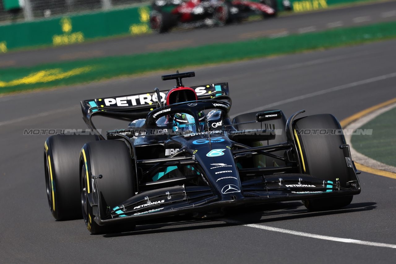 GP AUSTRALIA, George Russell (GBR) Mercedes AMG F1 W14.

31.03.2023. Formula 1 World Championship, Rd 3, Australian Grand Prix, Albert Park, Melbourne, Australia, Practice Day.

- www.xpbimages.com, EMail: requests@xpbimages.com ¬© Copyright: Moy / XPB Images