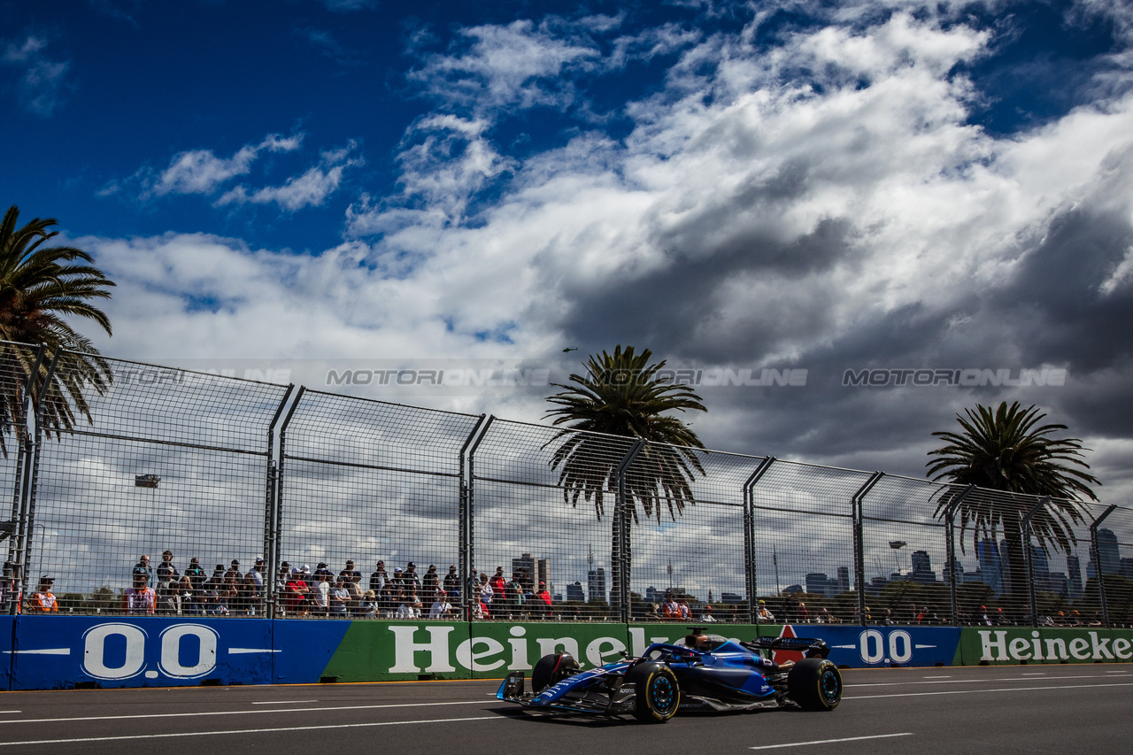 GP AUSTRALIA, Alexander Albon (THA) Williams Racing FW45.

31.03.2023. Formula 1 World Championship, Rd 3, Australian Grand Prix, Albert Park, Melbourne, Australia, Practice Day.

- www.xpbimages.com, EMail: requests@xpbimages.com ¬© Copyright: Bearne / XPB Images