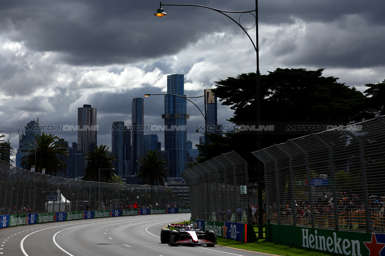 GP AUSTRALIA, Nico Hulkenberg (GER) Haas VF-23.

31.03.2023. Formula 1 World Championship, Rd 3, Australian Grand Prix, Albert Park, Melbourne, Australia, Practice Day.

 - www.xpbimages.com, EMail: requests@xpbimages.com ¬© Copyright: Coates / XPB Images