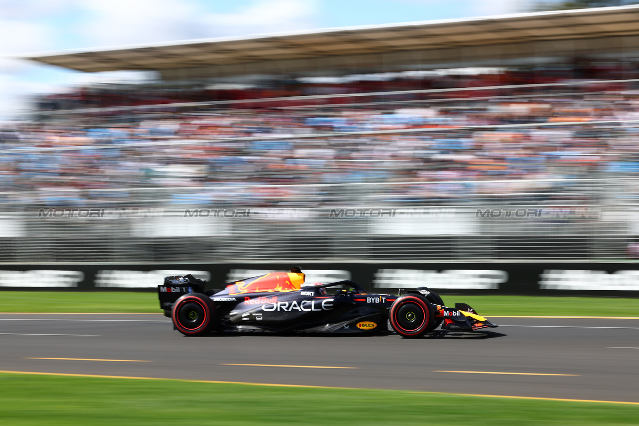 GP AUSTRALIA, Max Verstappen (NLD) Red Bull Racing RB19.

31.03.2023. Formula 1 World Championship, Rd 3, Australian Grand Prix, Albert Park, Melbourne, Australia, Practice Day.

 - www.xpbimages.com, EMail: requests@xpbimages.com ¬© Copyright: Coates / XPB Images