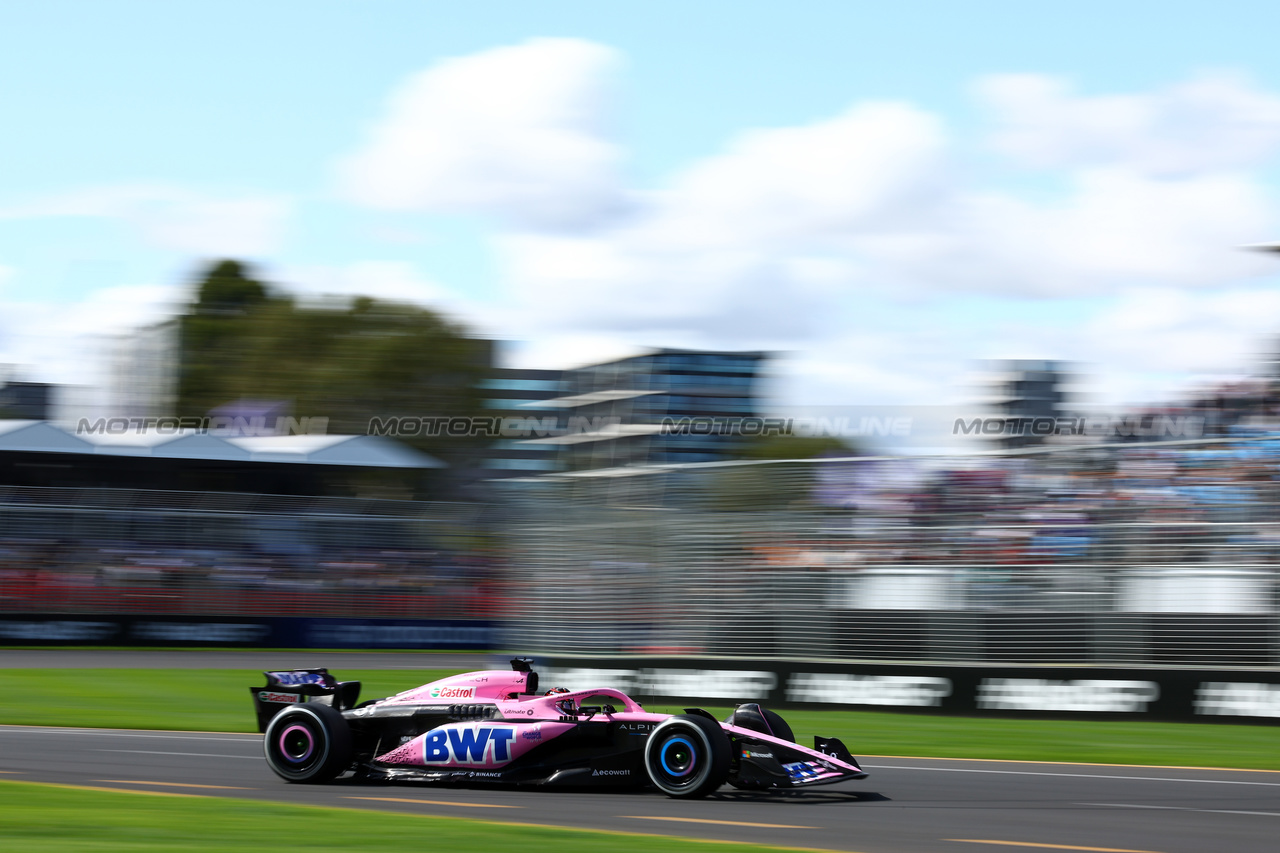 GP AUSTRALIA, Esteban Ocon (FRA) Alpine F1 Team A523.

31.03.2023. Formula 1 World Championship, Rd 3, Australian Grand Prix, Albert Park, Melbourne, Australia, Practice Day.

 - www.xpbimages.com, EMail: requests@xpbimages.com ¬© Copyright: Coates / XPB Images