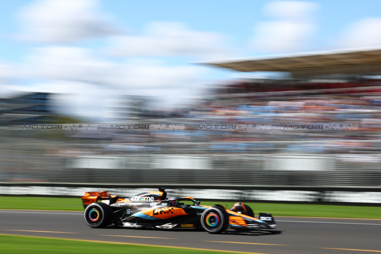 GP AUSTRALIA, Oscar Piastri (AUS) McLaren MCL60.

31.03.2023. Formula 1 World Championship, Rd 3, Australian Grand Prix, Albert Park, Melbourne, Australia, Practice Day.

 - www.xpbimages.com, EMail: requests@xpbimages.com ¬© Copyright: Coates / XPB Images