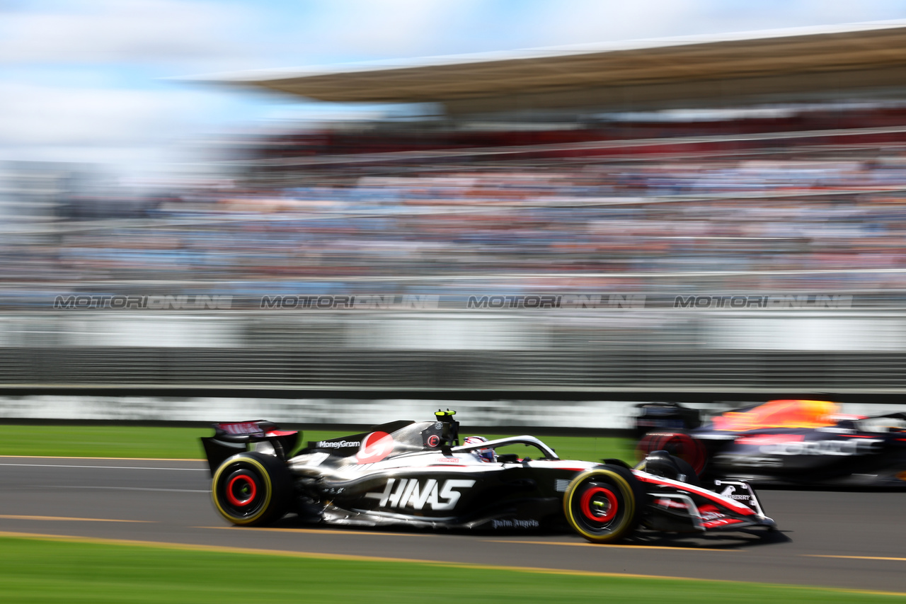 GP AUSTRALIA, Nico Hulkenberg (GER) Haas VF-23.

31.03.2023. Formula 1 World Championship, Rd 3, Australian Grand Prix, Albert Park, Melbourne, Australia, Practice Day.

 - www.xpbimages.com, EMail: requests@xpbimages.com ¬© Copyright: Coates / XPB Images